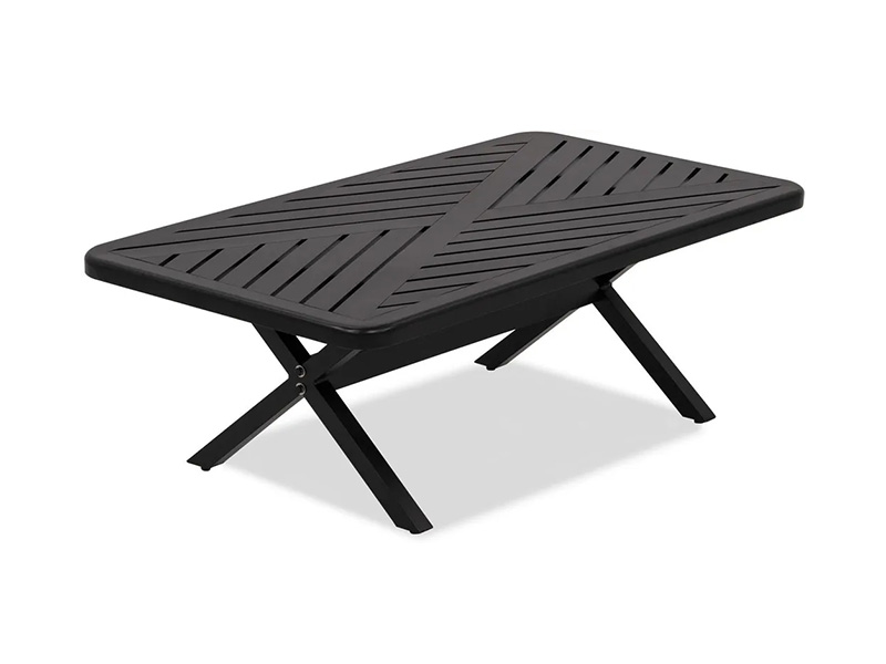 Meja kopi aluminium solstice