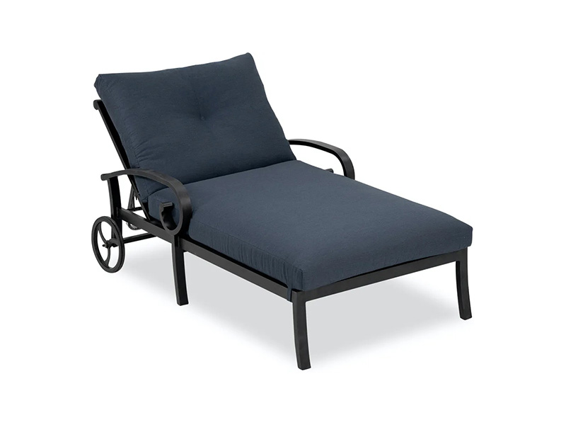 Aluminium Solstice dengan Cushion Double Chaise Lounge