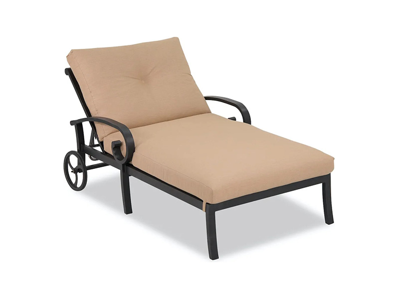 Aluminium Solstice dengan Cushion Double Chaise Lounge