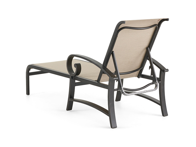 Aluminium Solstice dengan Patio Sling Chaise Lounge